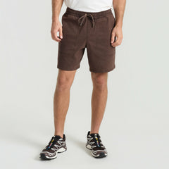 Roark Made To Fade Shorts in Washed Cocoa Bean - Men