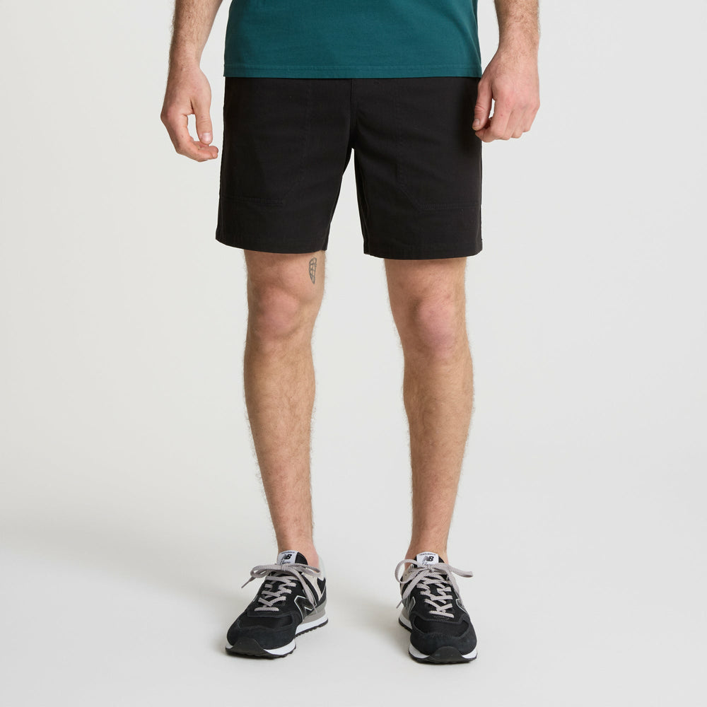 Roark Made To Fade Shorts in Washed Black - Men