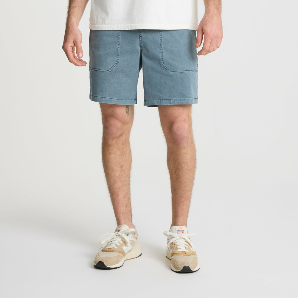 Roark Made To Fade Shorts in Washed Navy - Men