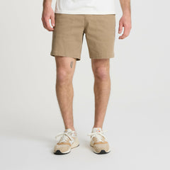 Roark Made To Fade Shorts in Washed Khaki - Men