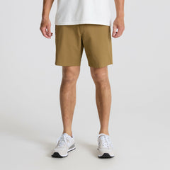 Roark Layover Pro Traveler Shorts in Dark Khaki - Men