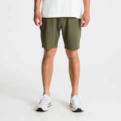 Roark Layover Pro Traveler Shorts in Military - Men