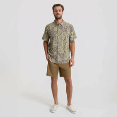 Roark Bless Up Breathable Stretch Shirt in Shark - Men
