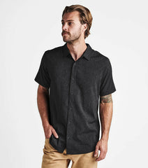 Roark Bless Up Breathable Stretch Shirt - Black - Men