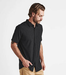 Roark Bless Up Breathable Stretch Shirt - Black - Men