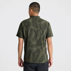 Roark Bless Up Button Up Shirt in Military Kelp - Men
