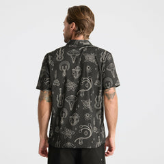 Roark Bless Up Breathable Stretch Shirt in Black - Men