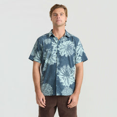 Roark Bless Up Button Up Shirt in Navy Pukpulko - Men