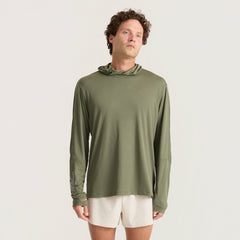 Roark Alta Elite Trail Hood in Light Military - Men|Run / Active