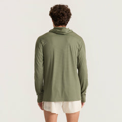 Roark Alta Elite Trail Hood in Light Military - Men|Run / Active