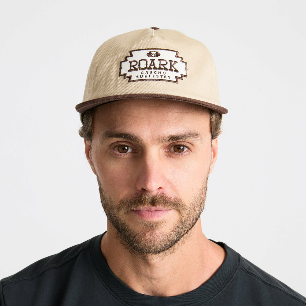 Roark Venture Strapback Hat in Fossil - Men