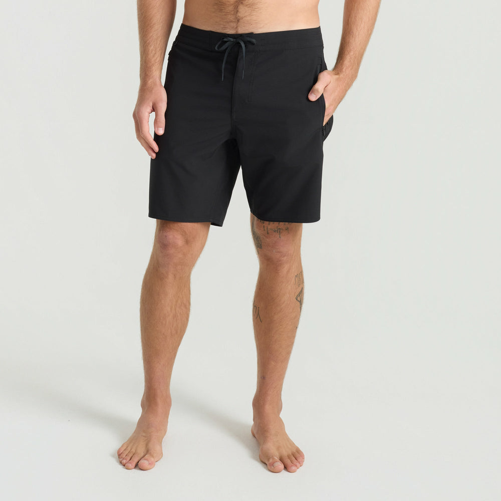 Roark Venture Hybrid Trunk in Black - Men