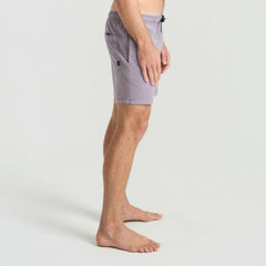 Roark Shorey Boardshorts in Washed Dusty Lilac - Men