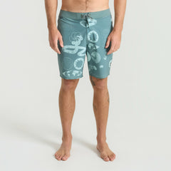 Roark Passage Boardshorts in Slate Green - Men
