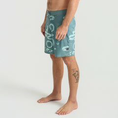 Roark Passage Boardshorts in Slate Green - Men