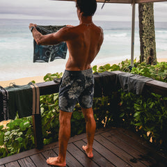 Roark Chiller Scallop Boardshorts in Navy - Men