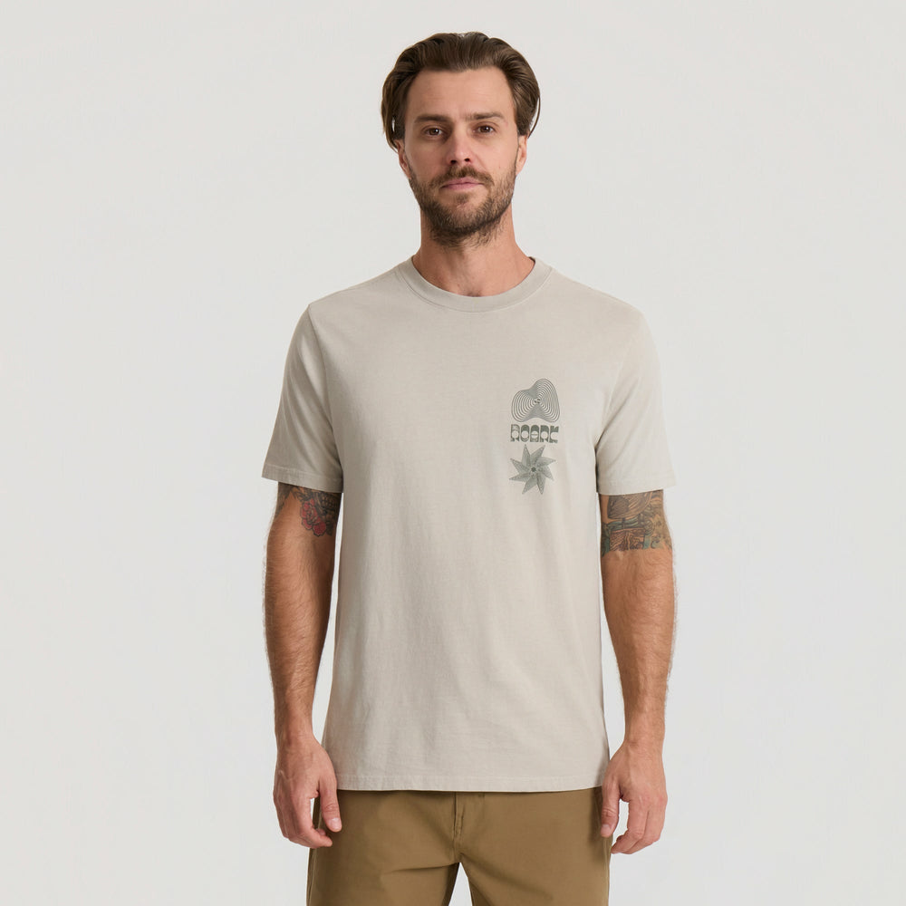 Roark Phonograph Premium Tee in Fossil - Men