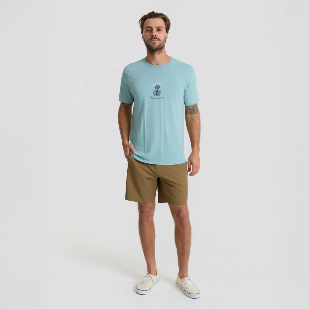 Roark Beats Of Discovery Premium Tee in Hazy Blue - Men