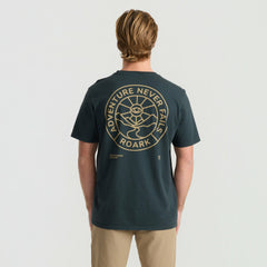Roark Division Premium Tee in Washed Black - Men