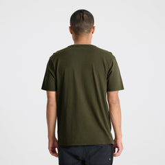 Roark Well Worn Organic Short Sleeve Tee in Military - Men