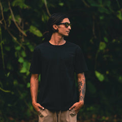 Roark Well Worn Organic Short Sleeve Tee in Black - Men