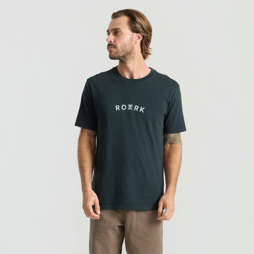 Roark Roark Premium Tee in Washed Black - Men
