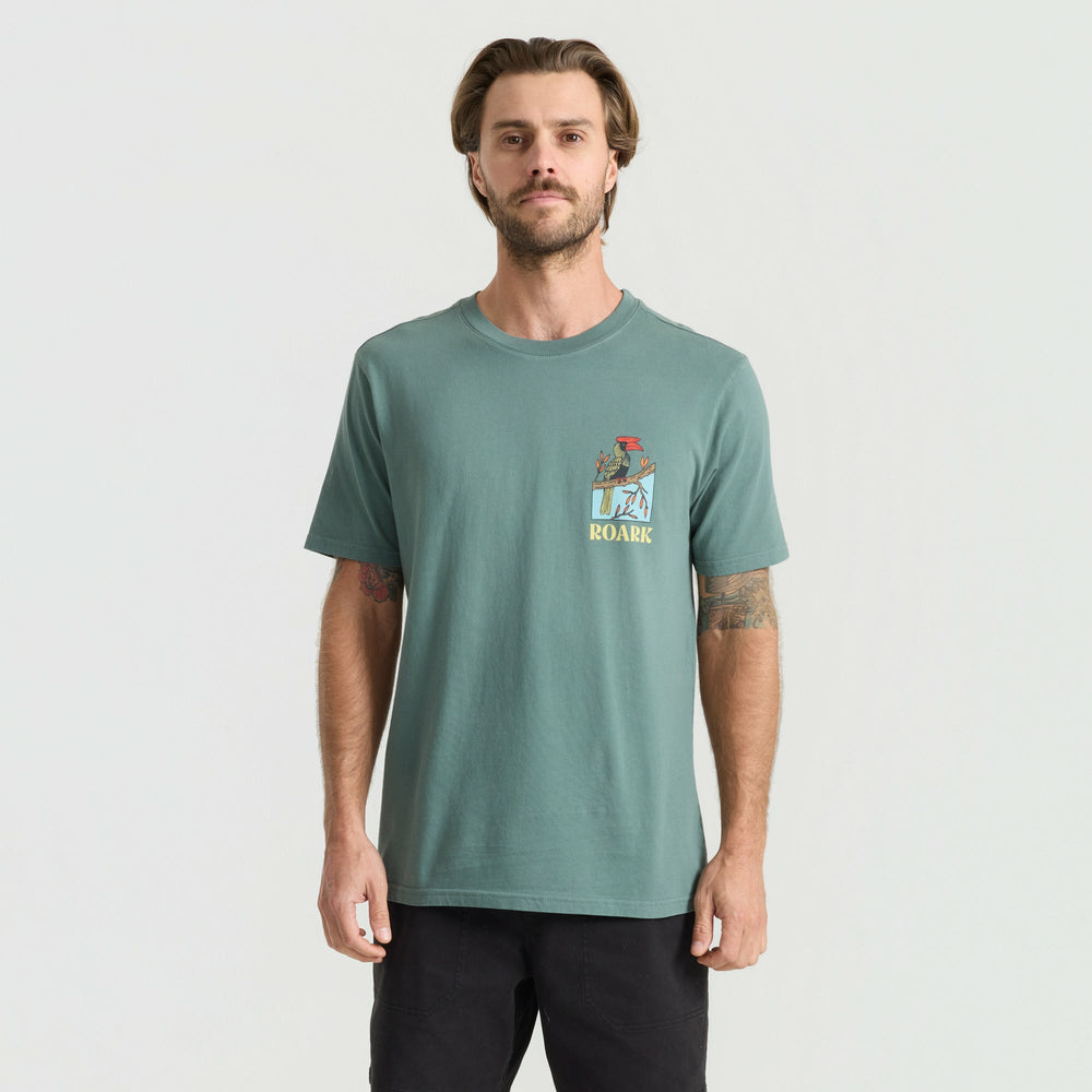 Roark Enjoy Premium Tee in Slate Green - Men