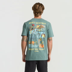Roark Enjoy Premium Tee in Slate Green - Men
