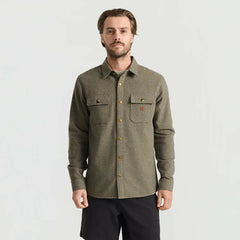 Roark Nordsman Flannel in Dusty Green - Men