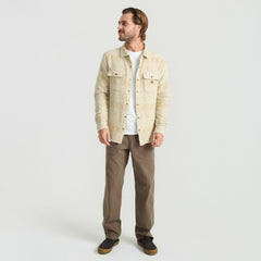Roark Nordsman Jacquard Flannel in Oat - Men