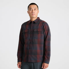 Roark Diablo Flannel in Sangria - Men