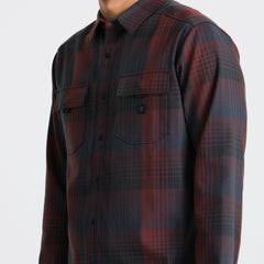 Roark Diablo Flannel in Sangria - Men