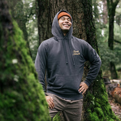 Roark Nomads Badge Fleece in Onyx - Men