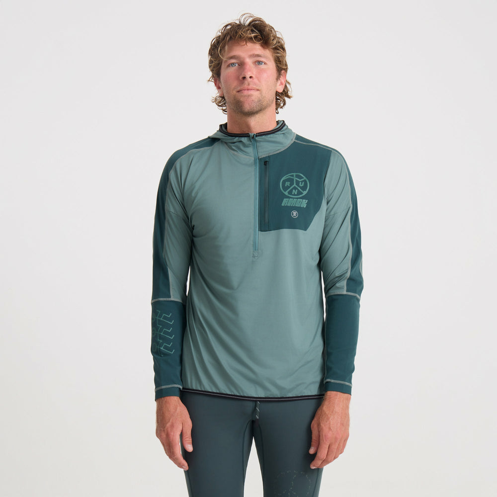 Roark Grinnell Active Hoodie in Dark Forest - Men|Run / Active