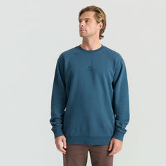 Roark Safe Camp Embroidery Crew in Navy - Men