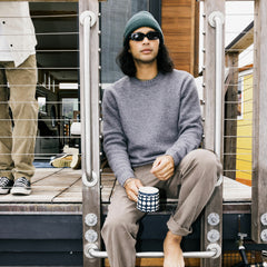 Roark Nordsman Wool Sweater in Charcoal - Men