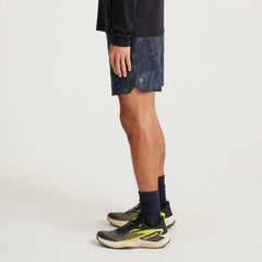 Roark Serrano Active Stretch Shorts in Navy Tie Die - Men|Run / Active