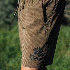 Roark Bommer 7" Shorts in Mushroom - Men|Run / Active