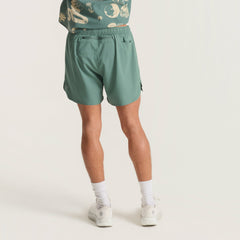 Roark Baja 5" Shorts in Slate Green - Men|Run / Active