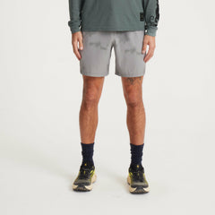 Roark Serrano 7" Shorts in Ghost Grey - Men|Run / Active