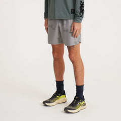 Roark Serrano 7" Shorts in Ghost Grey - Men|Run / Active