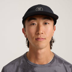 Roark Alta Elite Run Hat Strapback Hat in Black - Men|Run / Active