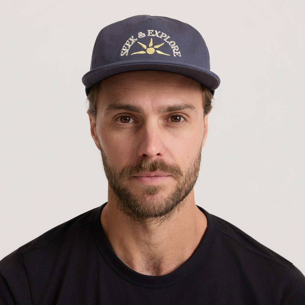 Roark Venture Snapback Hat in Navy - Men