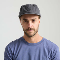 Roark Made To Fade 6 Panel Strapback Hat in Washed Charcoal - Men