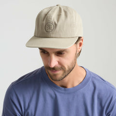 Roark Made To Fade 6 Panel Strapback Hat in Washed Fossil - Men