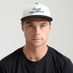Roark Venture Expeditions Snapback Hat in White - Men