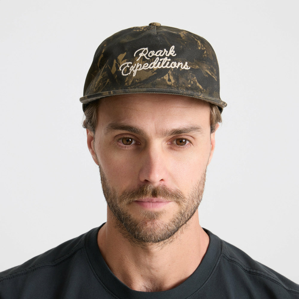 Roark Venture Snapback Hat in Camo - Men