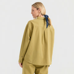 Roark Costa Button Up Shirt in Dusty Olive - Women