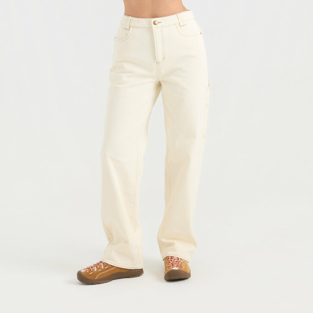 Roark HWY 1 Denim Pant in Bone - Women