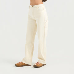Roark HWY 1 Denim Pant in Bone - Women